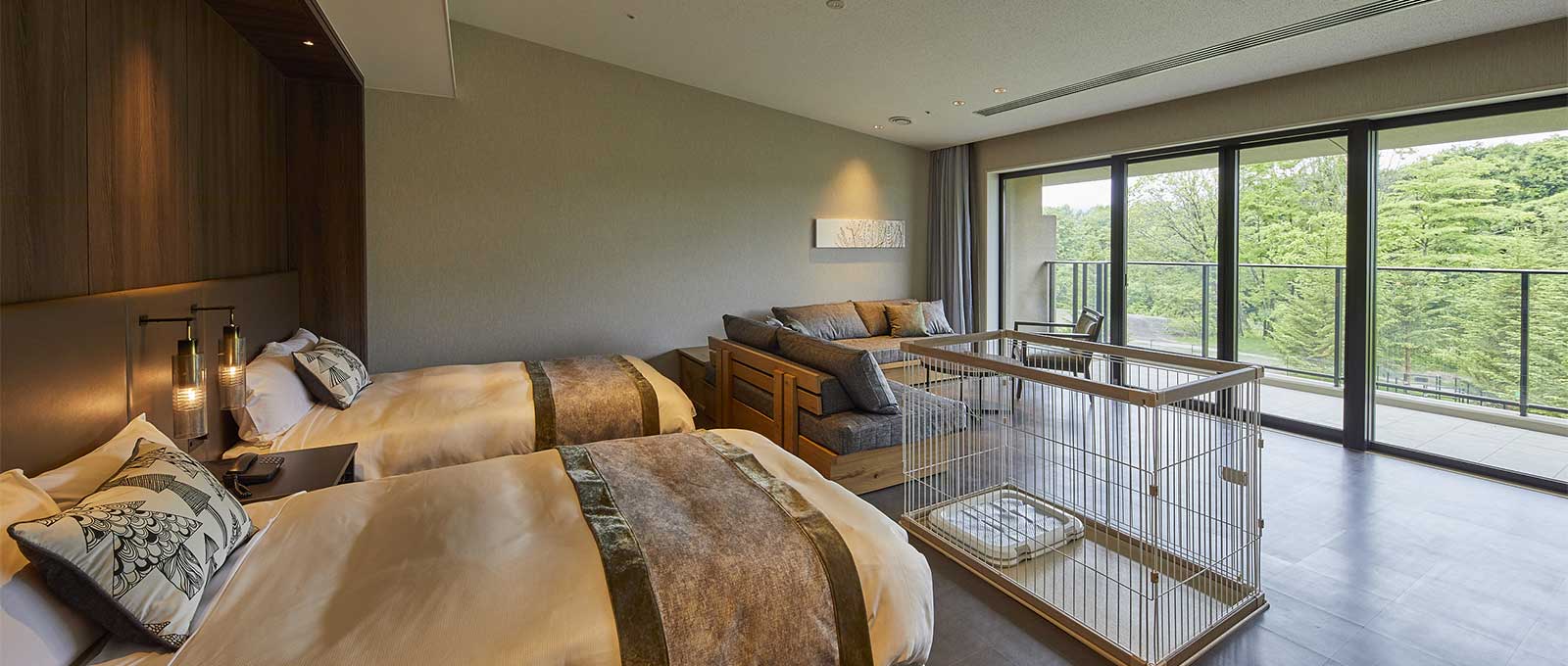 ペット対応　洋室　定員：5名　広さ：57㎡