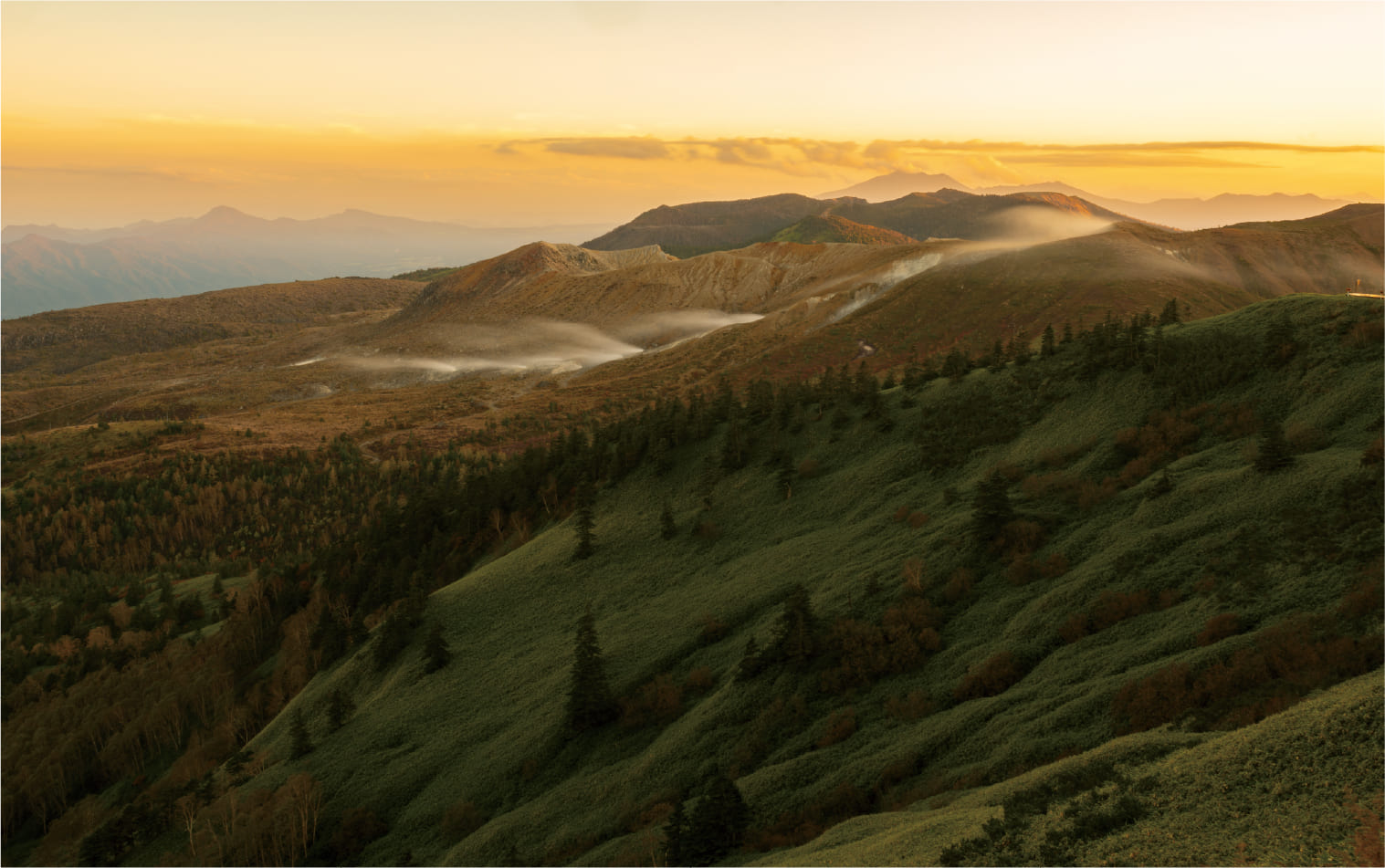 白根山夕景