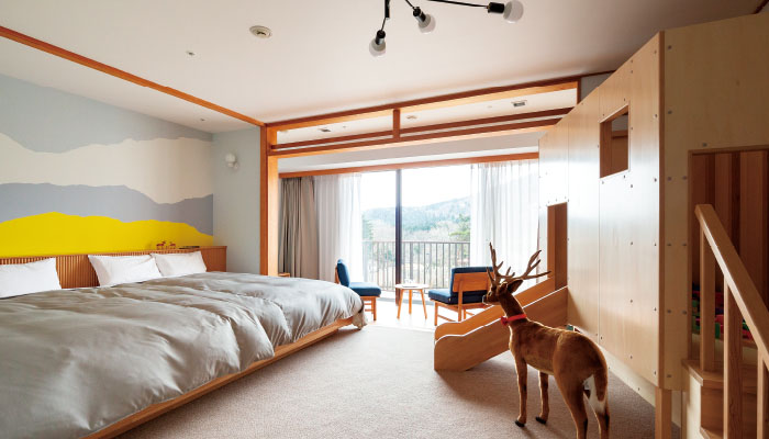 大きなベッドの部屋