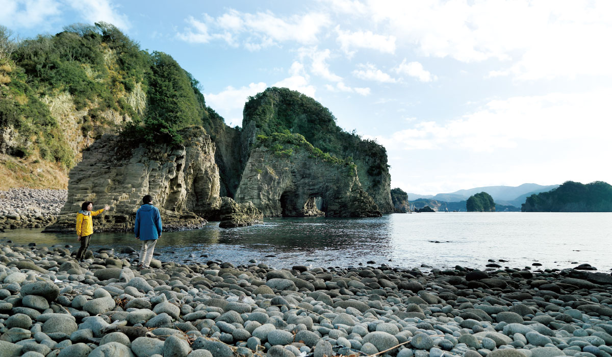 太古の火山活動の痕跡が生み出した絶景
